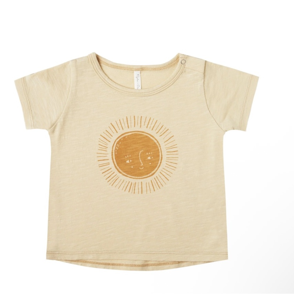 Rylee + Cru Butter Sun Short Sleeve Tee - Cream